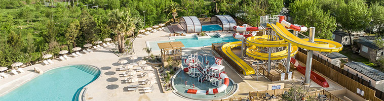 le parc aquatique du camping la Chapelle